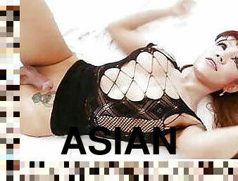 asiatique, transsexuelle, anal, rousse, mignonne