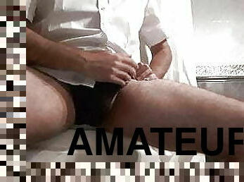 masturbación, amateur, chorro-de-corrida, polla-enorme, gay, paja, español, polla