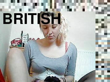 British Chav Masturbating