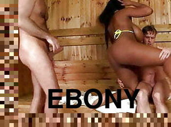 gros-nichons, chatte-pussy, ébène, interracial, belle-femme-ronde, trio, pute, américaine, rasé, blanc