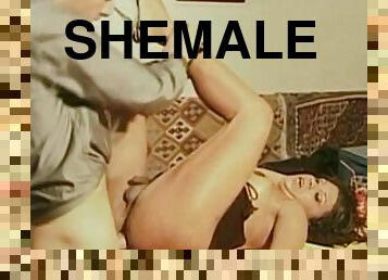 Brazilian Shemale Gets Butt Slammed