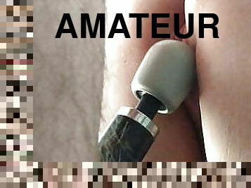 levrette, énorme, masturbation, orgasme, chatte-pussy, amateur, jouet, pute, jeans