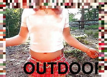 More outdoor dancing by dumb sissy