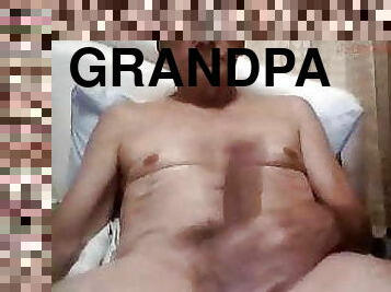 Grandpa surprises you with his big balls and cock