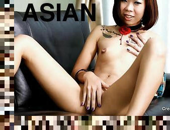 asiatique, ados, thaï, petits-seins
