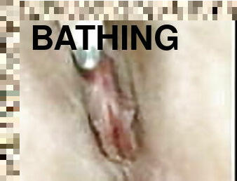 banyo-yapma, mastürbasyon-masturbation, amcık-pussy, oyuncak, sıkı, duş