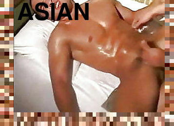 asiatique, mamelons, anal, gay, branlette, pute, musclé