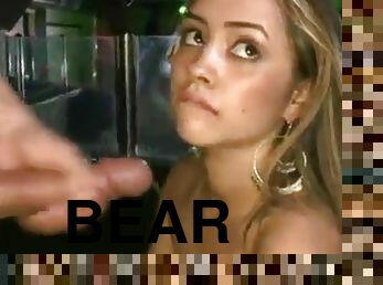 Cassandra Sarbeck - Amazing Blonde teen fuckes a bear Amazing Blonde teen fuckes a bear