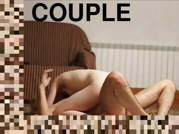 Young Couple On their first sex tape
