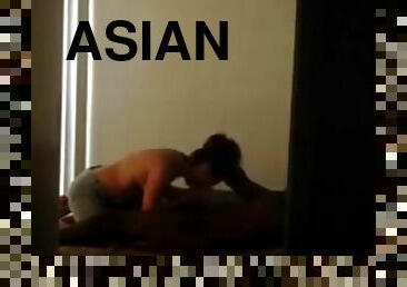 Asian caught cheating on hidden cam wit