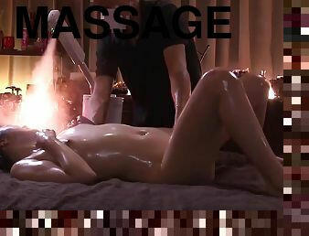 asiatique, amateur, japonais, massage