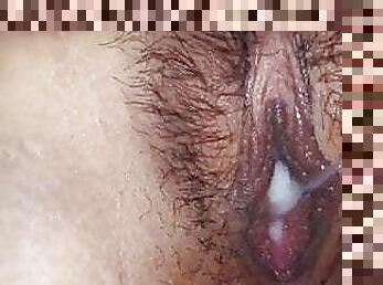 Fucking aunt, closeup, fucking aunt makes me cum.