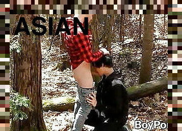 asiatique, masturbation, maigre, anal, fellation, énorme-bite, gay, minet, sucer, sauvage