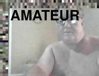 papa, grosse, masturbation, amateur, gay, branlette, belle-femme-ronde, ejaculation, webcam, pappounet