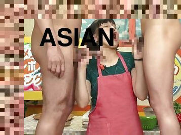 asiatisk, cumshot, japansk, bukkake, fetisch