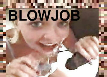 blowjob-seks-dengan-mengisap-penis, cumshot-keluarnya-sperma, antik, mundur, bertiga, berhubungan-dengan-wajah, menyumbat