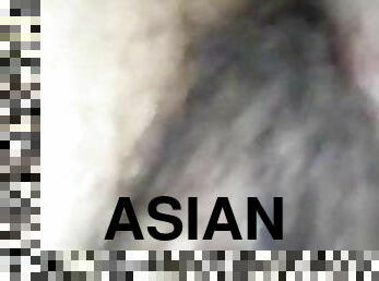 asiatisk, behåret, orgasme, fisse-pussy, mor, hindu, creampie, knepning-fucking, snæver, moder