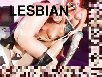 anaali, suihinotto, lesbo-lesbian, kaksinpeli, naamalle, blondi, ajettu, lehmityttö, yhdyntä-penetrating