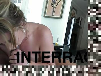 Sexy huzzy performin in interracial porn movie