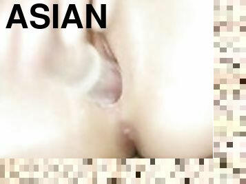 asiatique, masturbation, vieux, orgasme, pisser, giclée, amateur, ados, jouet, jeune-18