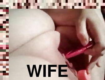 clito, grosse, masturbation, chatte-pussy, femme, jouet, maman, belle-femme-ronde, joufflue, salope