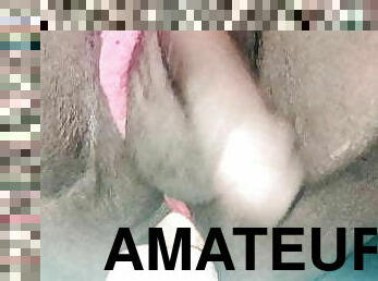 cul, masturbation, orgasme, transsexuelle, giclée, amateur, anal, ejaculation-sur-le-corps, ébène, énorme-bite