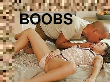 store-pupper, pappa, doggy, gammel, pussy, anal, tenåring, dad-girl, mann, ung-18