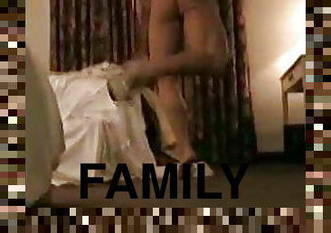 família, quarto, taboo, topless