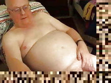 grandpa cum on webcam