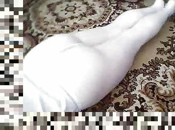 masturbation, collants, russe, maison, culotte, femme-habillée-mec-nu, lingerie, webcam, fétiche, en-nylon