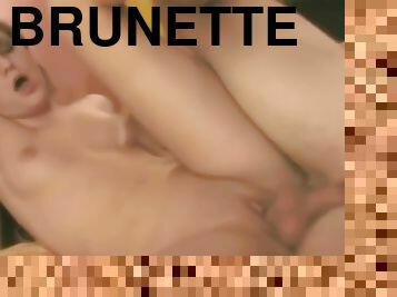 Incredible xxx movie Brunette ever seen