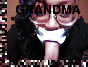 grand-mère, granny, milf, bite, sucer
