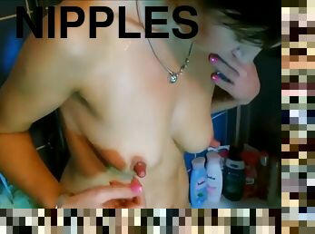 Huge long nipples