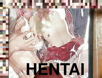 Hentai bukkake to Chieru