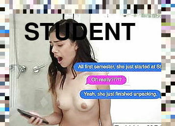 Hot College student bangs her step-uncle