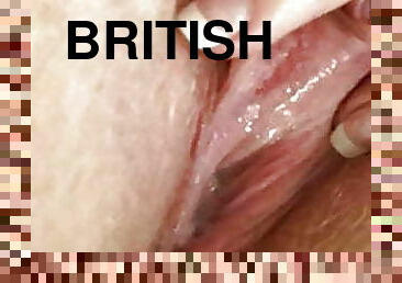 masturbação, cona-pussy, caseiro, dedos, caebça-vermelha, ejaculação, europeia, britânico, euro