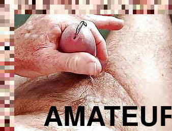 baignade, masturbation, amateur, énorme-bite, gay, branlette, ejaculation