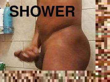 Rubbing out one in the shower