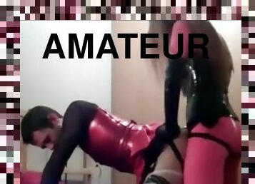 Two Amateur Mistress Destroying Sissy