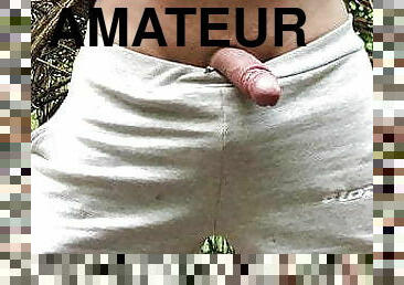 papa, masturbation, en-plein-air, public, amateur, énorme-bite, gay, française, pappounet, forêt