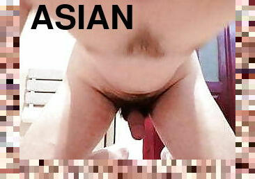 Asian slave Kai piss and cum part 1