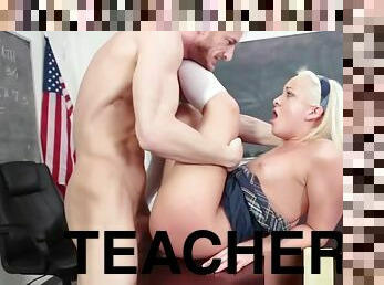 Cleo Vixen becomes teachers darling