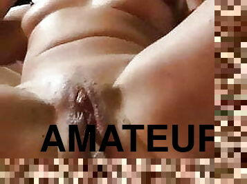 gros-nichons, poilue, énorme, chatte-pussy, amateur, énorme-bite, milf, maison, point-de-vue, bite