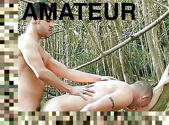 al-aire-libre, amateur, anal, mamada, gay, follando-fucking, británico, gay-joven