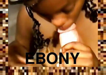 Cute Ebony Teen POV Blowjob 95
