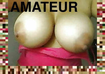 gros-nichons, amateur, maman, naturel, belle, seins, parfait, bisexuels