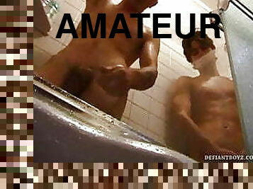 mandi, amatir, homo, mandi-shower