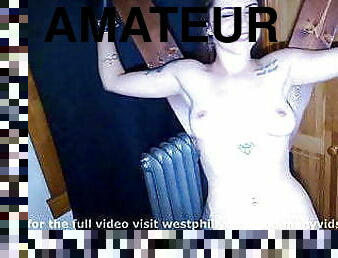 amateur, bdsm, salope, point-de-vue, américaine, kinky, belle, bondage, cow-girl, fessée