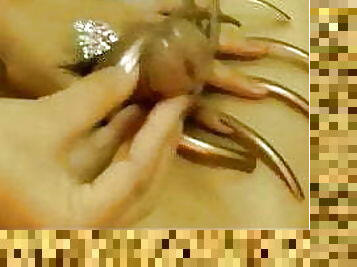 Super Long Nails Handjob