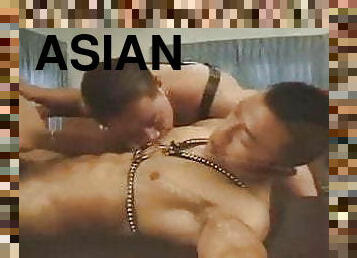 asiatique, mamelons, anal, jouet, gay, branlette, vintage, massage, couple, musclé